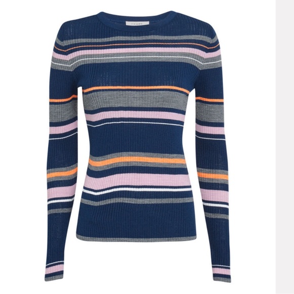 Frame Striped Crewneck - Picture 2 of 8